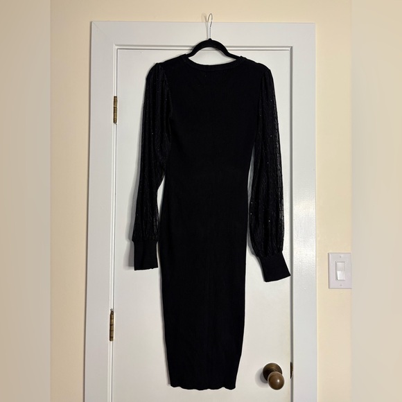 LONG BLACK DRESS - Picture 4 of 4